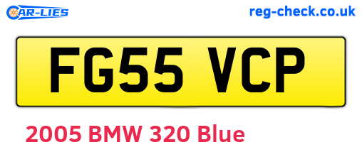 FG55VCP are the vehicle registration plates.