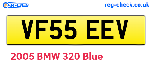 VF55EEV are the vehicle registration plates.