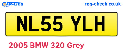 NL55YLH are the vehicle registration plates.