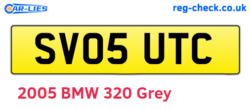 SV05UTC are the vehicle registration plates.