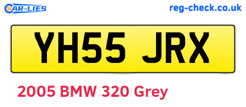 YH55JRX are the vehicle registration plates.