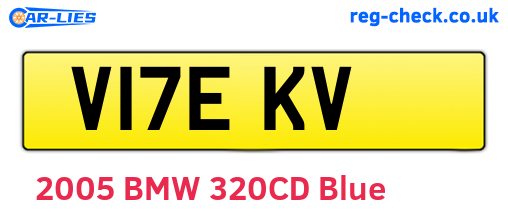 V17EKV are the vehicle registration plates.