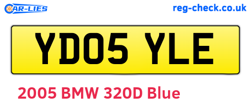 YD05YLE are the vehicle registration plates.