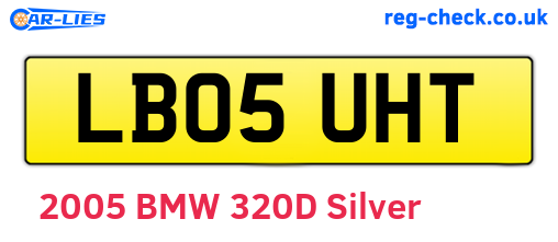 LB05UHT are the vehicle registration plates.