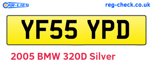 YF55YPD are the vehicle registration plates.