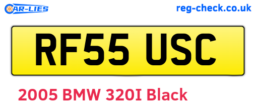 RF55USC are the vehicle registration plates.