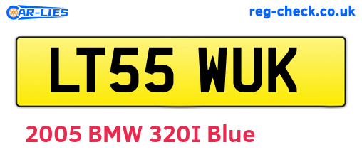 LT55WUK are the vehicle registration plates.