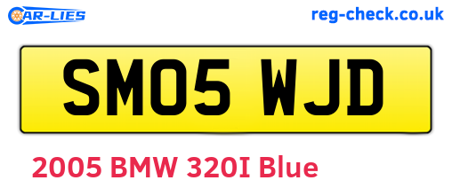 SM05WJD are the vehicle registration plates.