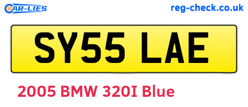 SY55LAE are the vehicle registration plates.