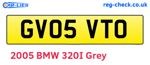 GV05VTO are the vehicle registration plates.