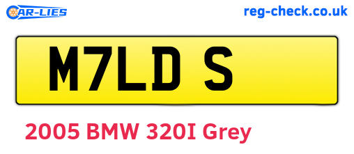 M7LDS are the vehicle registration plates.