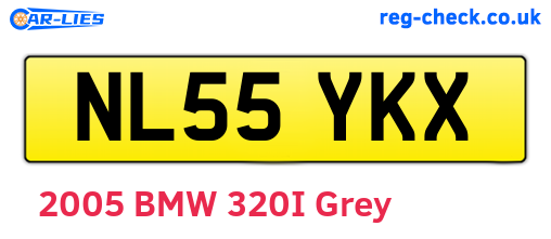 NL55YKX are the vehicle registration plates.