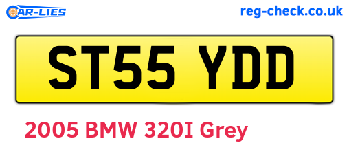 ST55YDD are the vehicle registration plates.