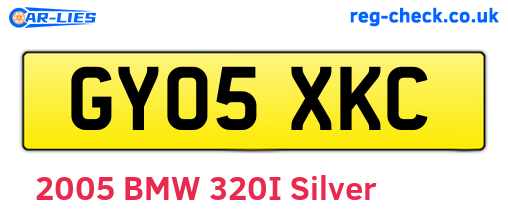 GY05XKC are the vehicle registration plates.