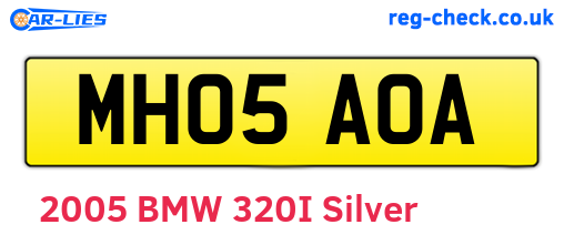 MH05AOA are the vehicle registration plates.