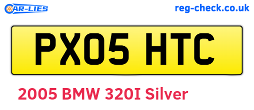 PX05HTC are the vehicle registration plates.