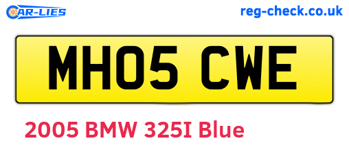 MH05CWE are the vehicle registration plates.
