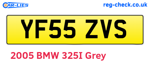 YF55ZVS are the vehicle registration plates.