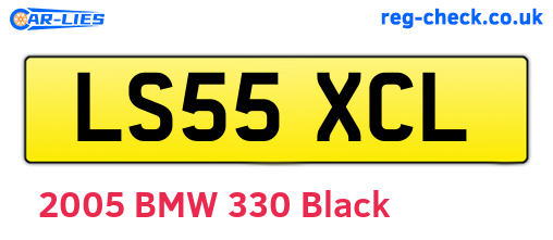 LS55XCL are the vehicle registration plates.