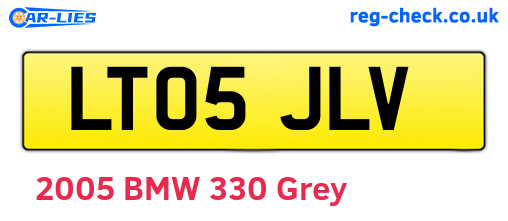 LT05JLV are the vehicle registration plates.