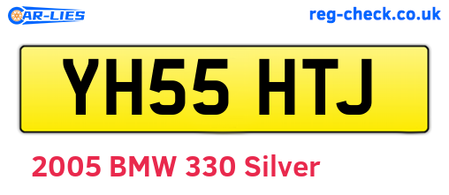 YH55HTJ are the vehicle registration plates.