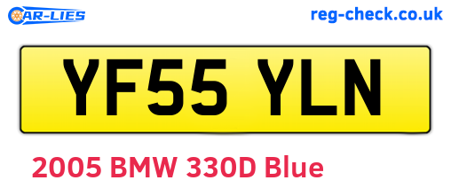 YF55YLN are the vehicle registration plates.