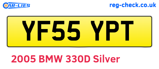 YF55YPT are the vehicle registration plates.