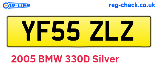 YF55ZLZ are the vehicle registration plates.