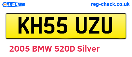 KH55UZU are the vehicle registration plates.