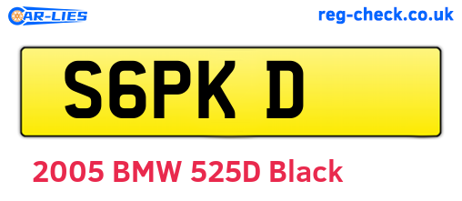 S6PKD are the vehicle registration plates.