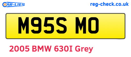 M95SMO are the vehicle registration plates.