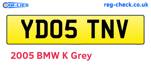 YD05TNV are the vehicle registration plates.