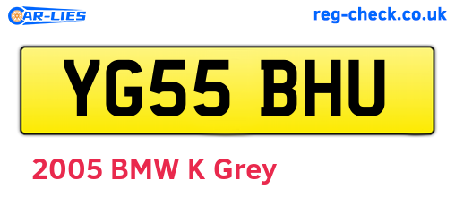 YG55BHU are the vehicle registration plates.