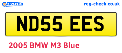 ND55EES are the vehicle registration plates.