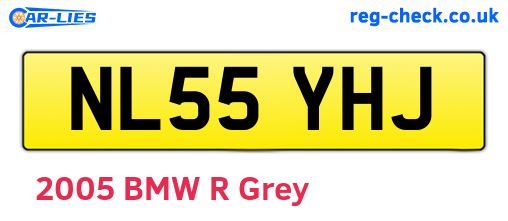 NL55YHJ are the vehicle registration plates.