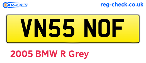 VN55NOF are the vehicle registration plates.