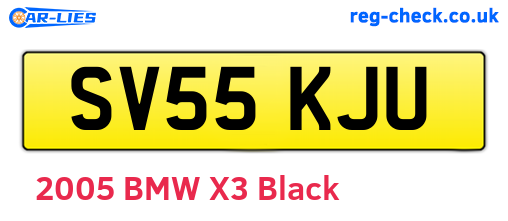 SV55KJU are the vehicle registration plates.