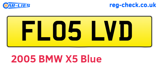 FL05LVD are the vehicle registration plates.