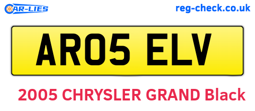 AR05ELV are the vehicle registration plates.