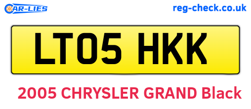 LT05HKK are the vehicle registration plates.