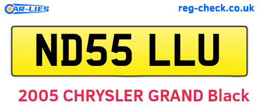 ND55LLU are the vehicle registration plates.