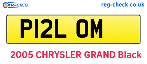 P12LOM are the vehicle registration plates.