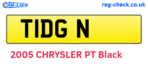 T1DGN are the vehicle registration plates.