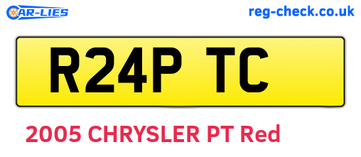 R24PTC are the vehicle registration plates.
