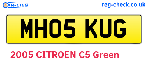 MH05KUG are the vehicle registration plates.
