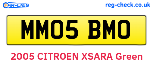 MM05BMO are the vehicle registration plates.