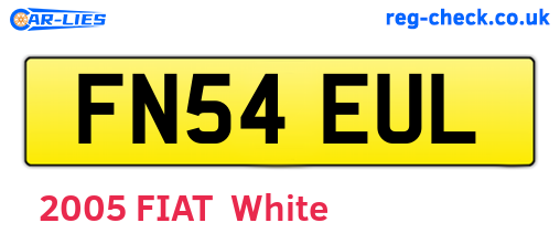 FN54EUL are the vehicle registration plates.