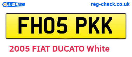 FH05PKK are the vehicle registration plates.