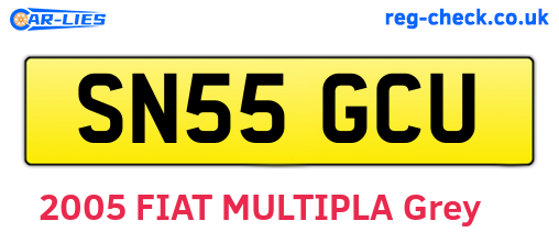 SN55GCU are the vehicle registration plates.