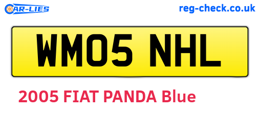 WM05NHL are the vehicle registration plates.